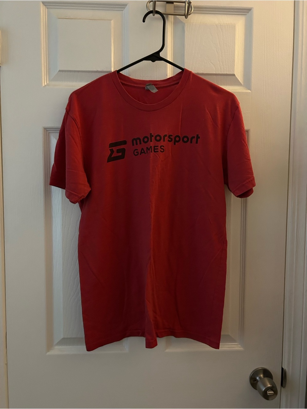 Next Level Apparel Red "Motorsport Games" Short Sleeve Tee